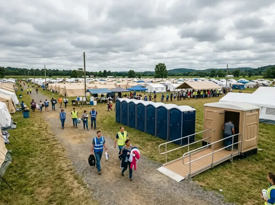 disaster-relief-camp-restrooms-010 — frequently asked questions, Dumpster & Portable Bathrooms Rental in Newberg, OR